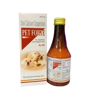 Pet Forte Meat Flavoured Calcium Tonic IIL (200ml)