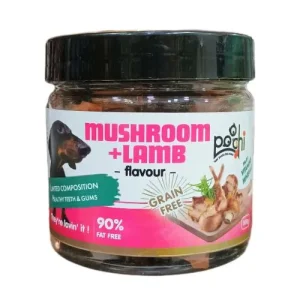 Poochi Mushroom And Lamb Dog Treats 220g