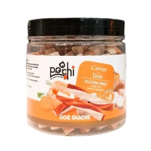 Poochi Nutri Twist Carrot And Yum Dog Treats 220g